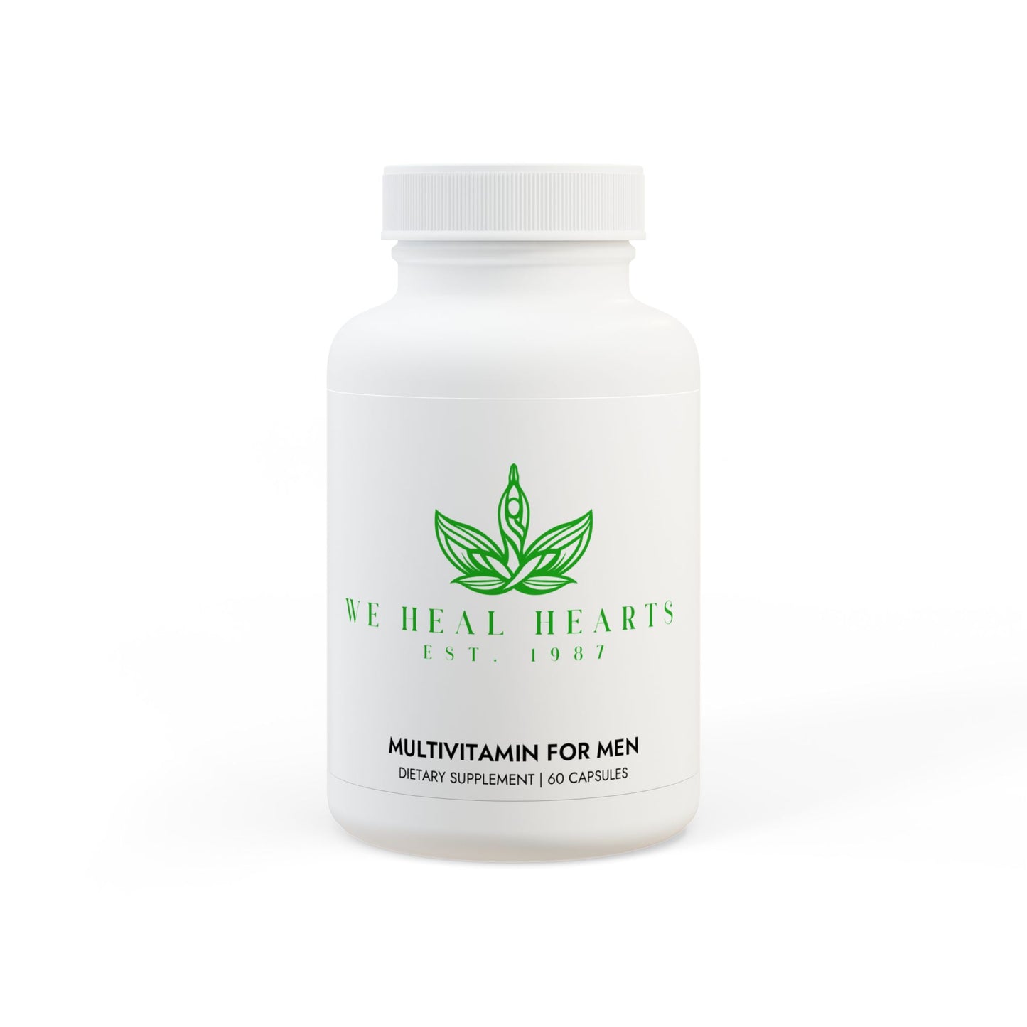 We Heal Hearts Presents Multivitamin for Men Supplement 60 Capsules)