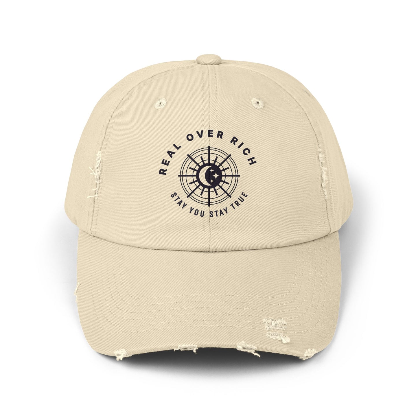 Real Over Rich ( Unisex Distressed Cap )