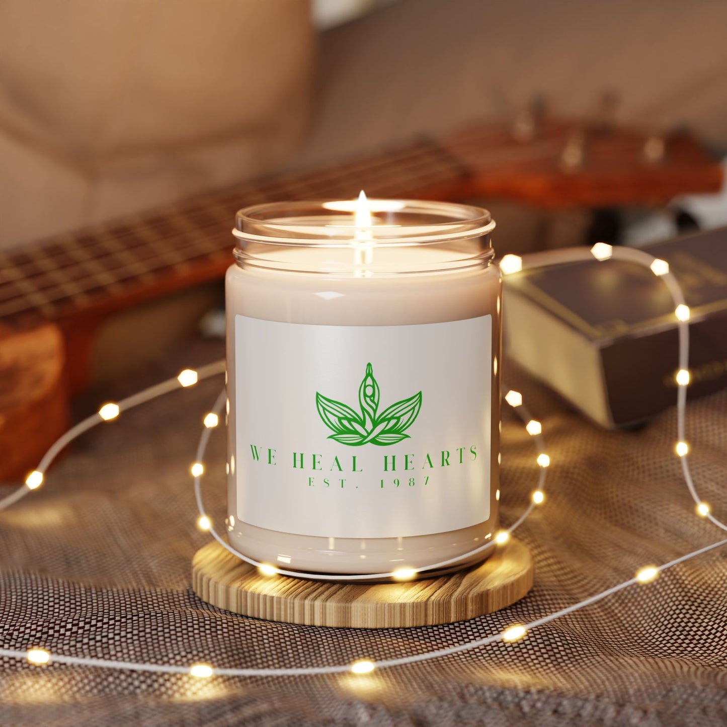 We Heal Hearts Presents ( Scented Soy Candle, 9oz )