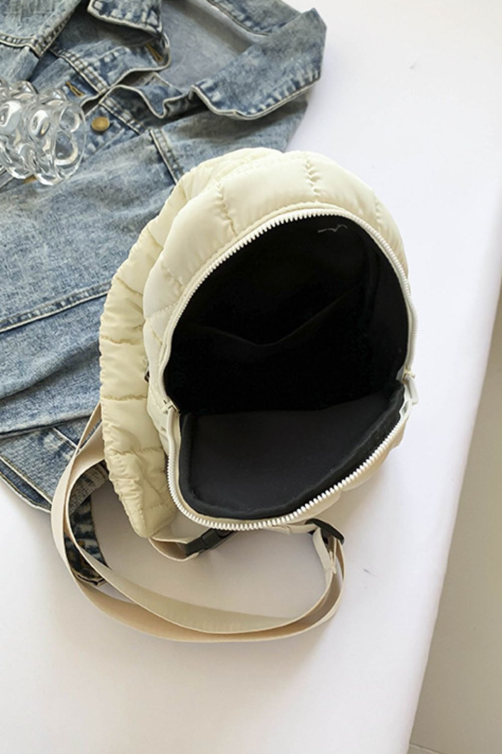 Maataji Quilted Nylon Crossbody Bag