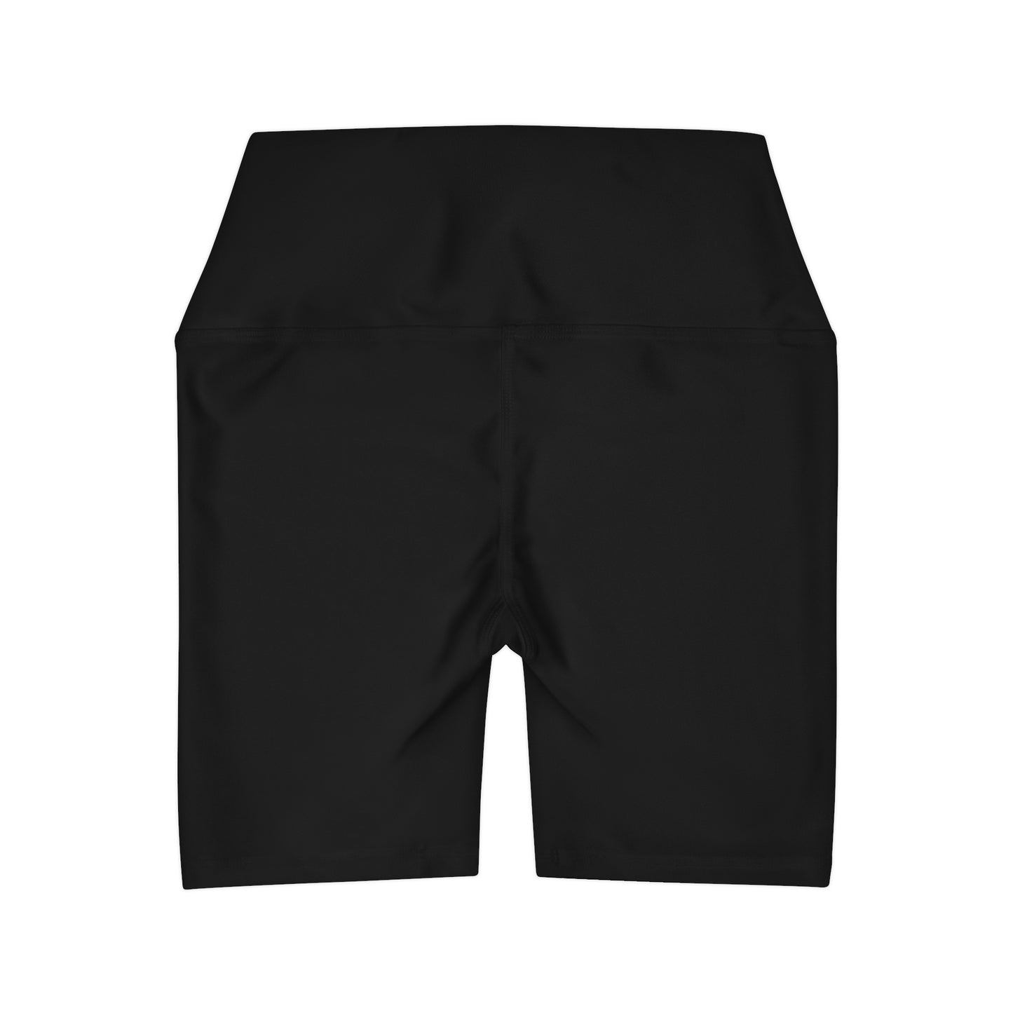 Real Over Rich ( High Waisted Yoga Shorts (AOP)