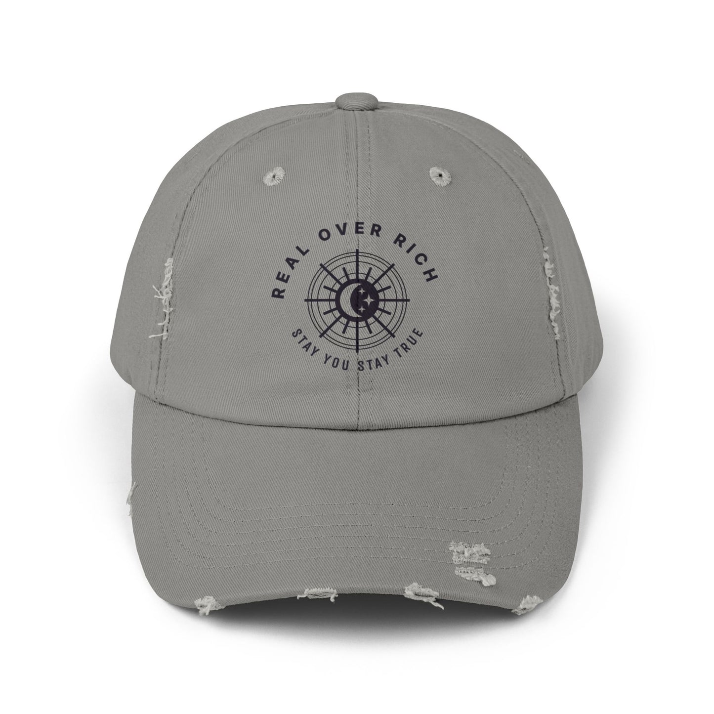 Real Over Rich ( Unisex Distressed Cap )