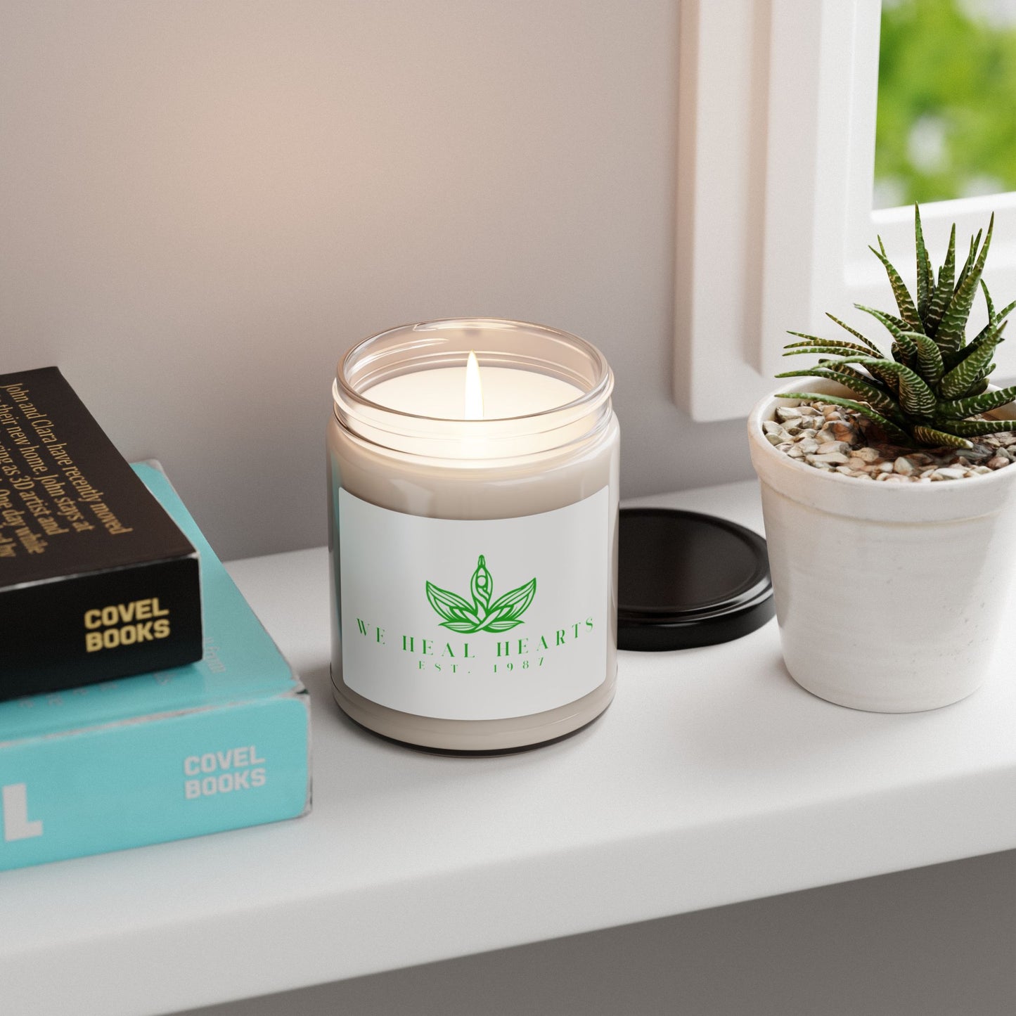 We Heal Hearts Presents ( Scented Soy Candle, 9oz )