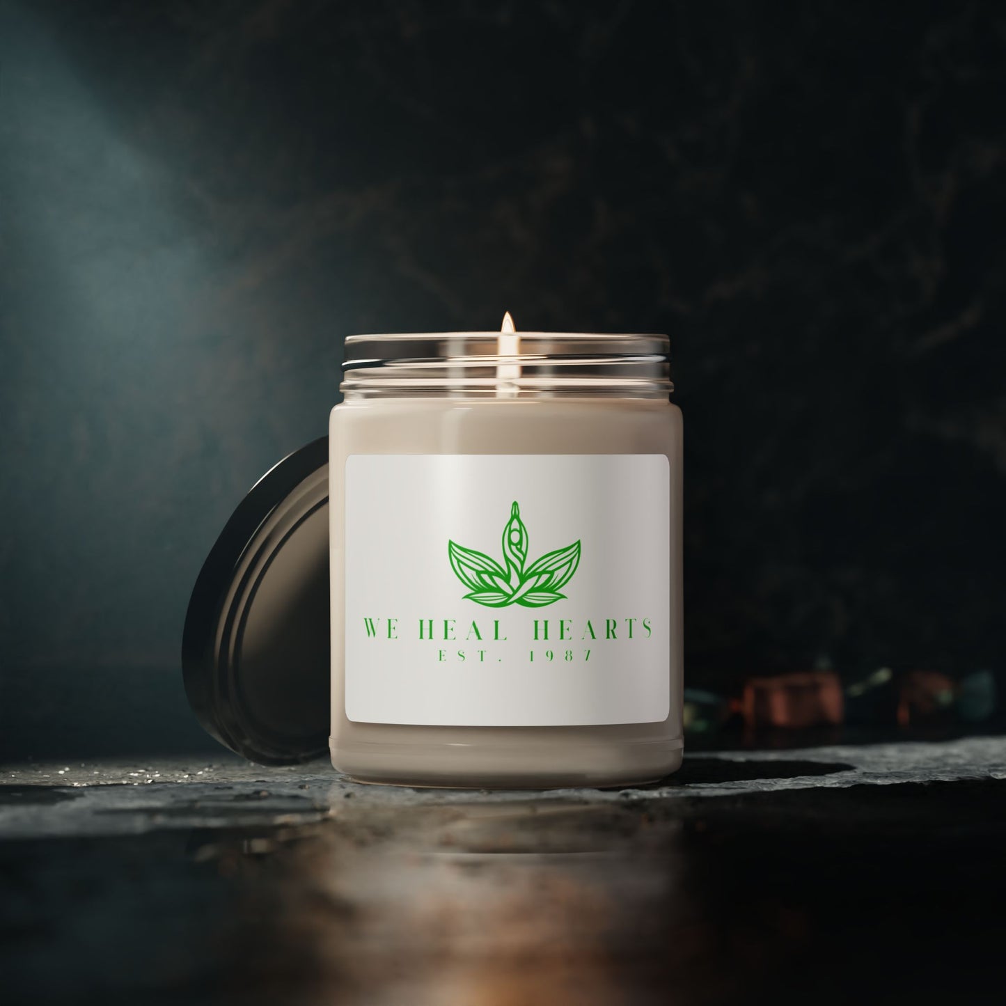 We Heal Hearts Presents ( Scented Soy Candle, 9oz )