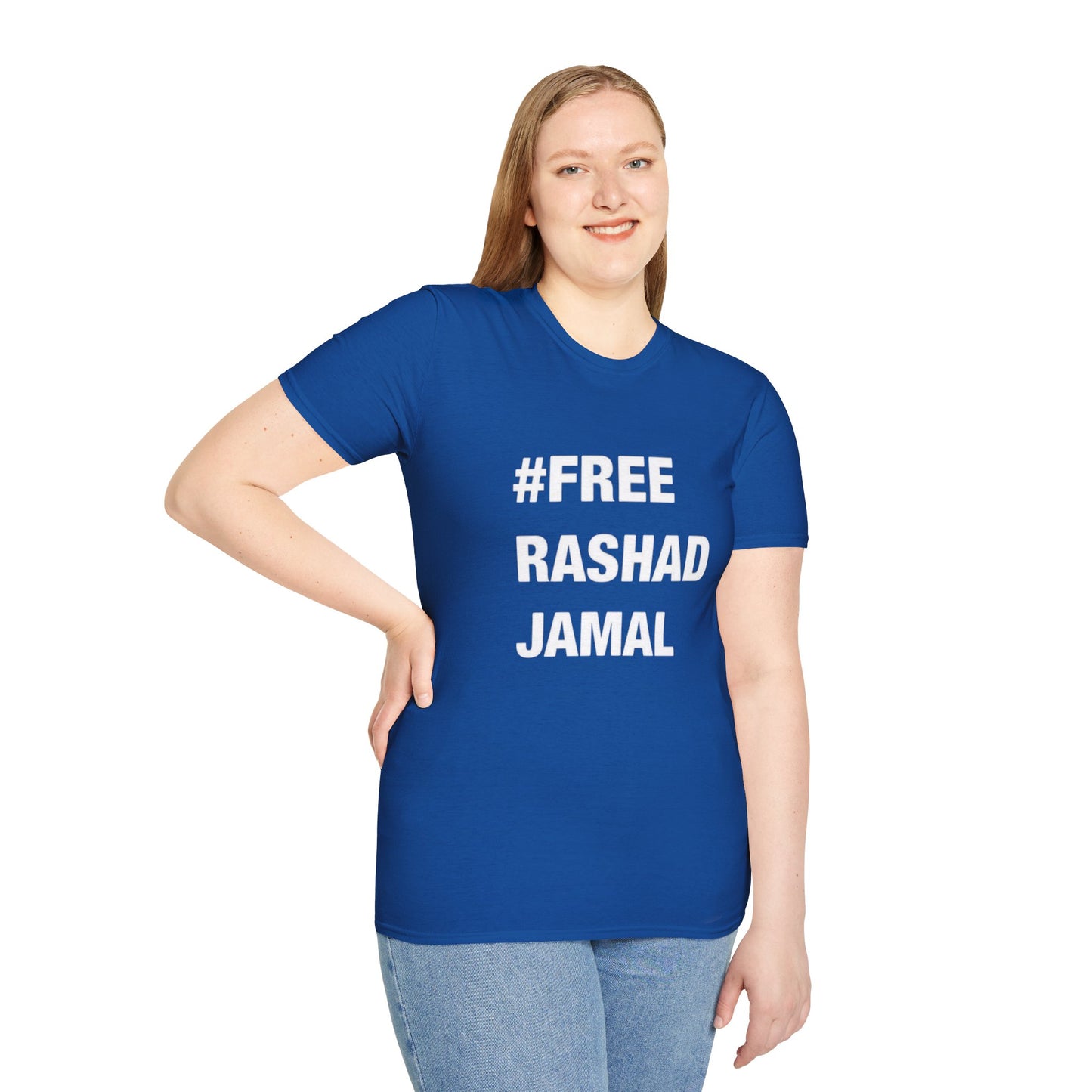 # FREE RASHAD JAMAL (Unisex Softstyle T-Shirt )