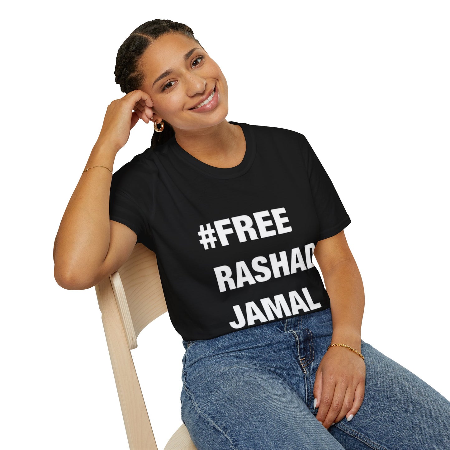 # FREE RASHAD JAMAL (Unisex Softstyle T-Shirt )