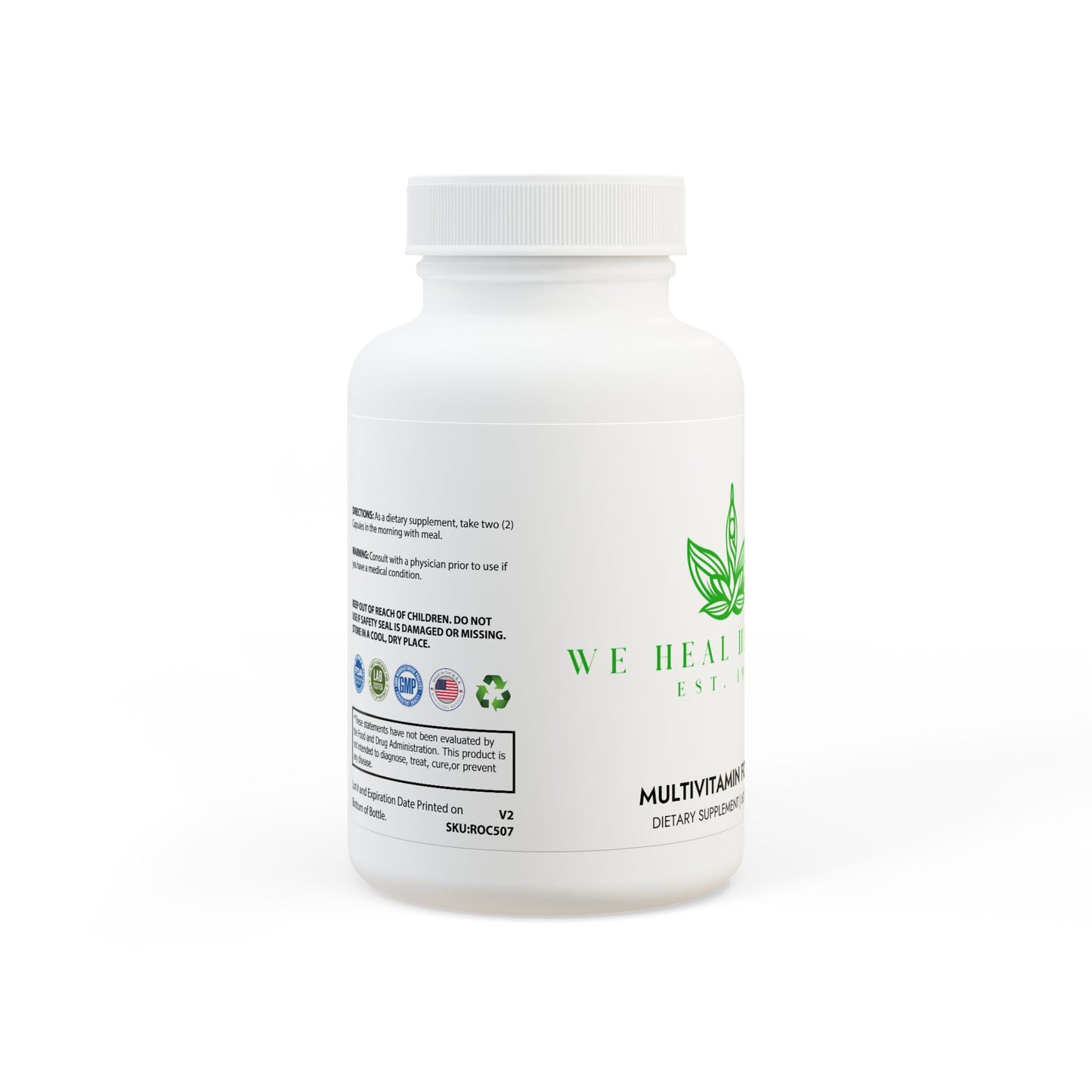 We Heal Hearts Presents Multivitamin for Men Supplement 60 Capsules)