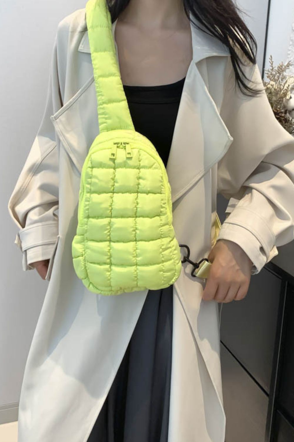 Maataji Quilted Nylon Crossbody Bag