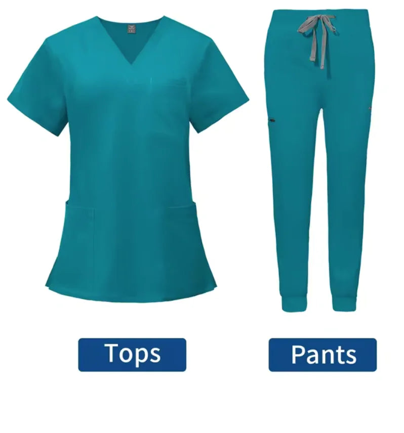 We Heal Hearts Presents ( Medical Scrubs Jogger Set )