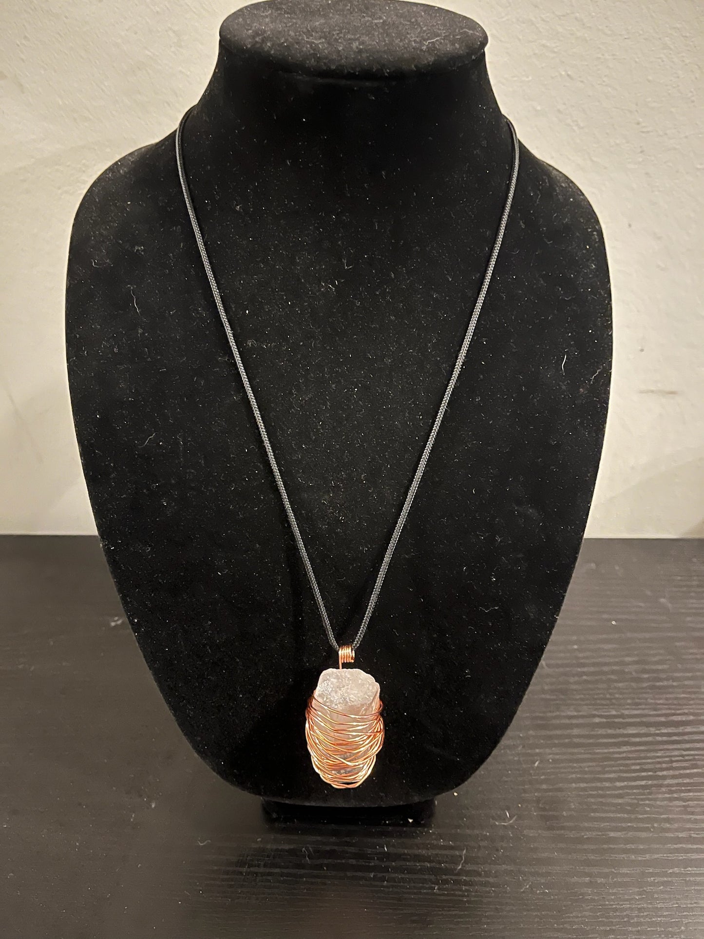 Clear Quartz Chain ( Wrapped in Copper)