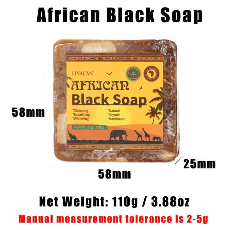We Heal Hearts Presents Handmade African Black Soap Duo