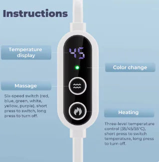 We Heal Hearts Presents ( 3D Electric Steam Eye Mask 3-level Heating )