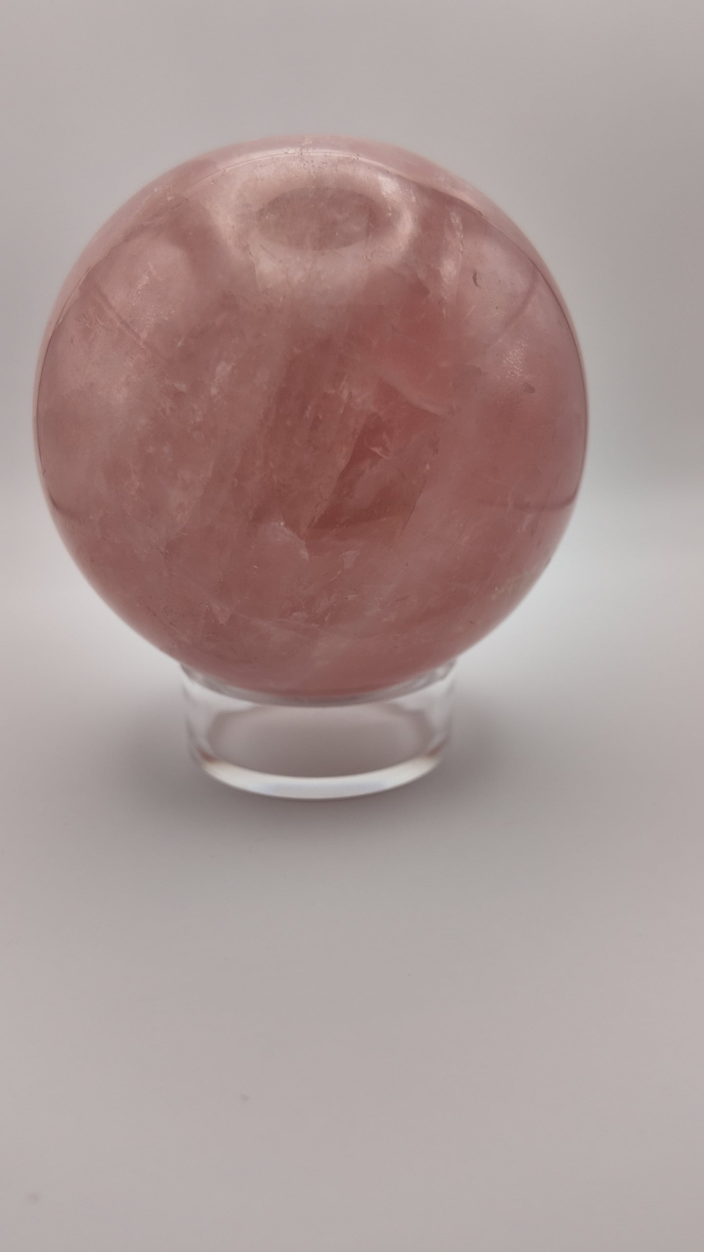 Rose Quartz Sphere Big ( with stand )