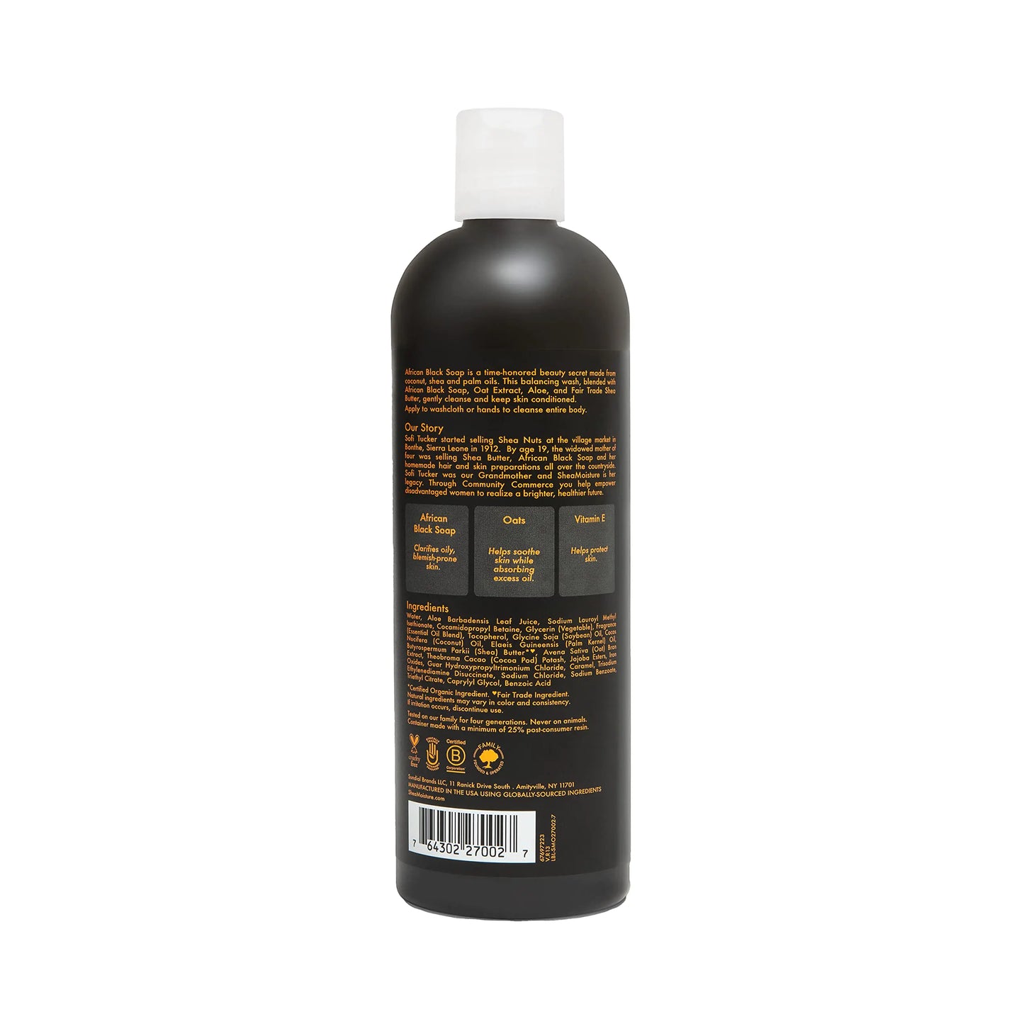SheaMoisture African Black Soap Paraben Body Wash