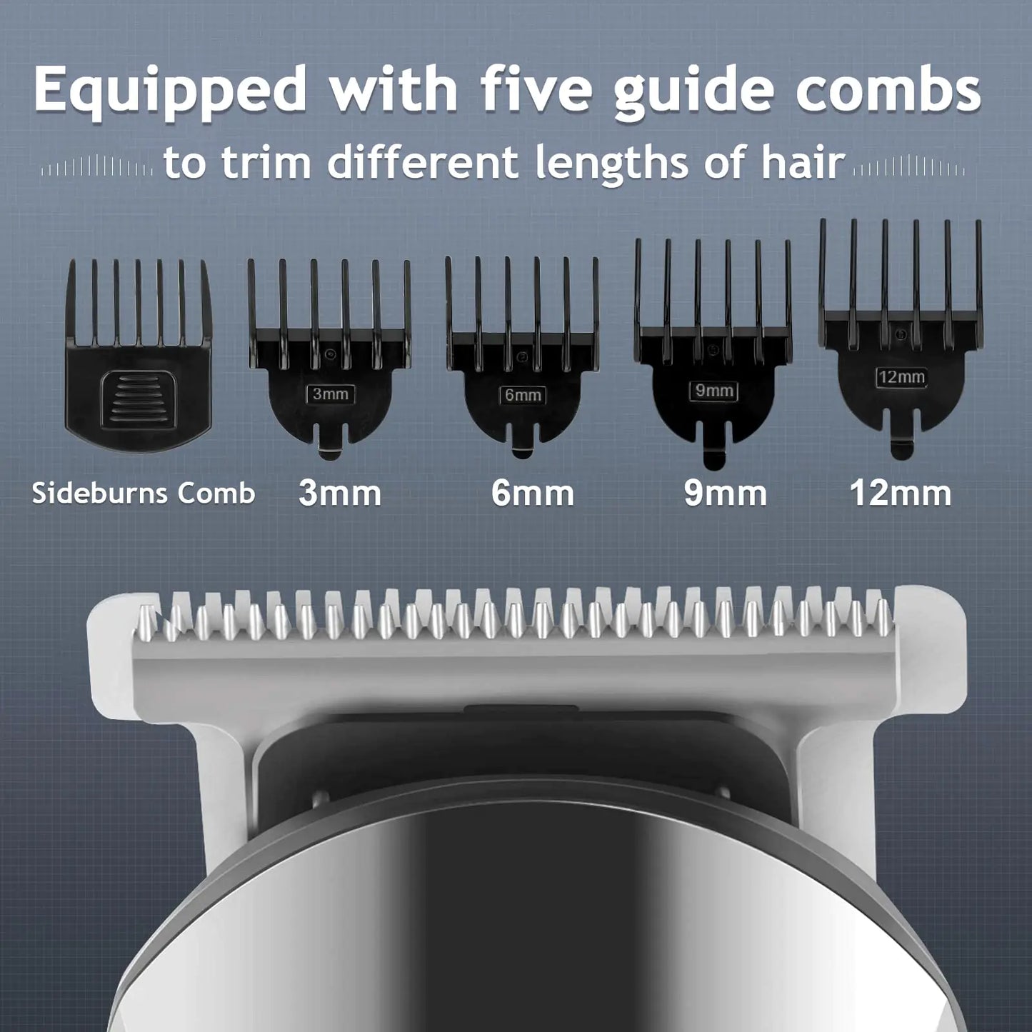 Ufree Beard Trimmer for Men, Waterproof Electric Razor for Nose, Body, Face and Mustache, Cordless Hair Clippers Shavers for Men