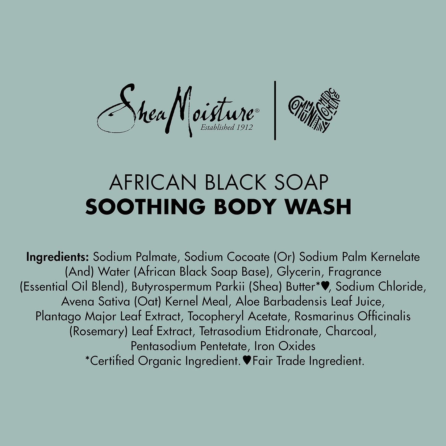 SheaMoisture African Black Soap Paraben Body Wash