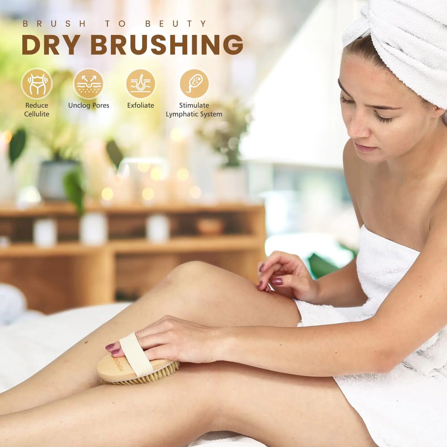 We Heal Hearts Dry Brushing Body Brush