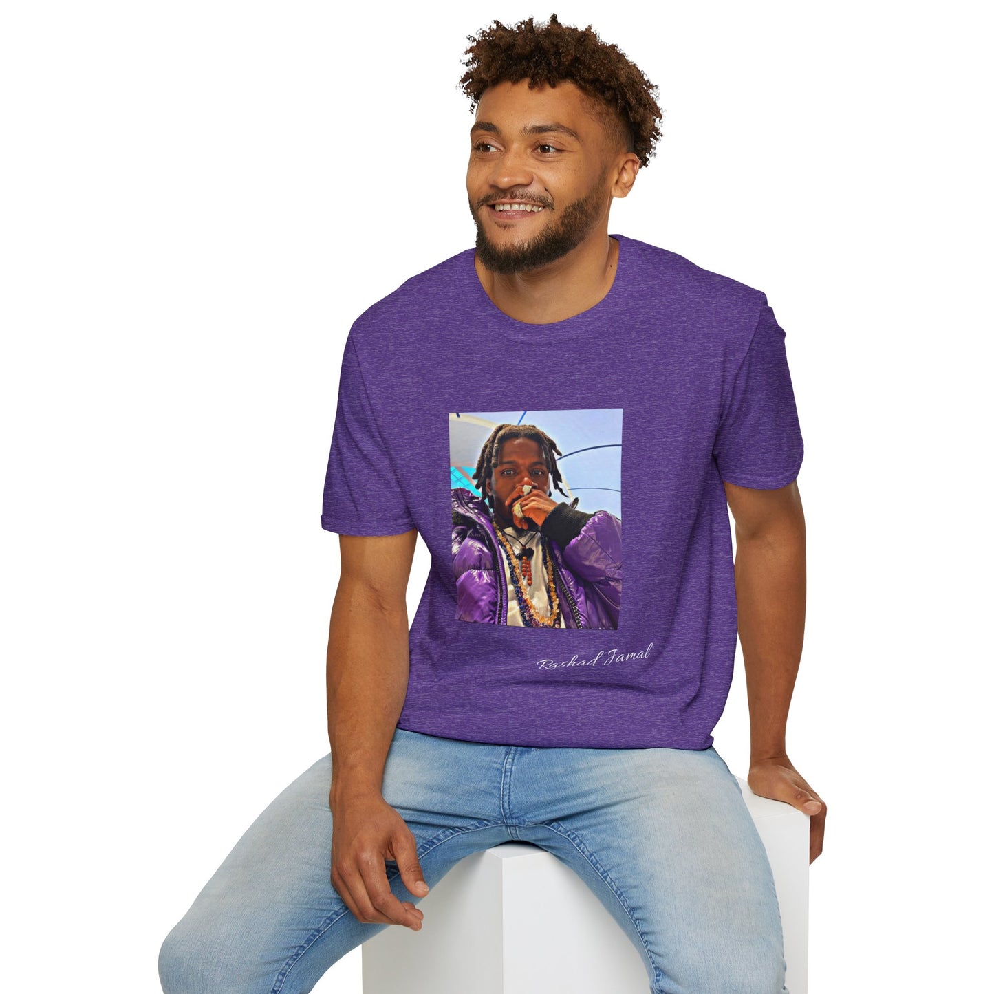 Rashad Jamal Autographed ( Unisex Softstyle T-Shirt )