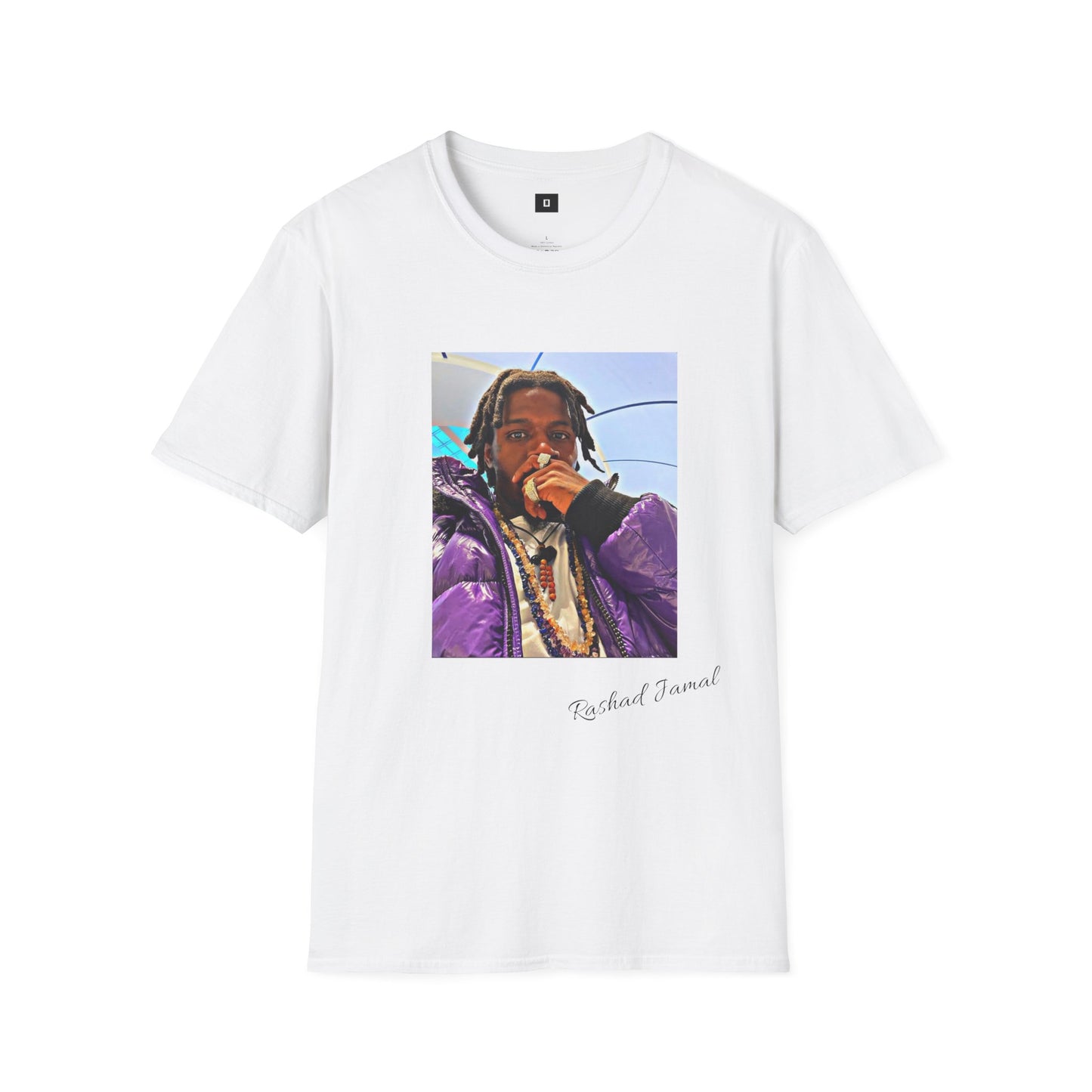 Rashad Jamal Autographed ( Unisex Softstyle T-Shirt )