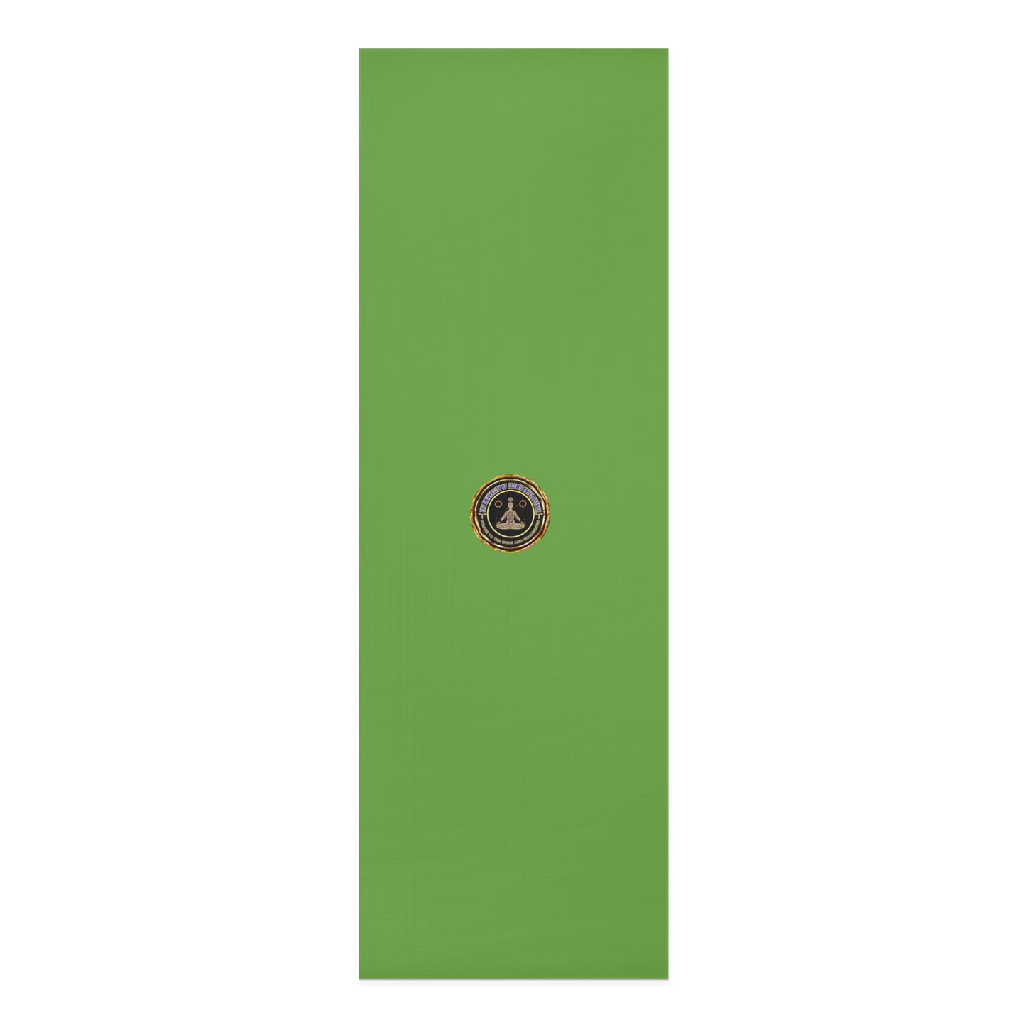 Yoga Mat — Green Foam Mat with Center Mandala Emblem