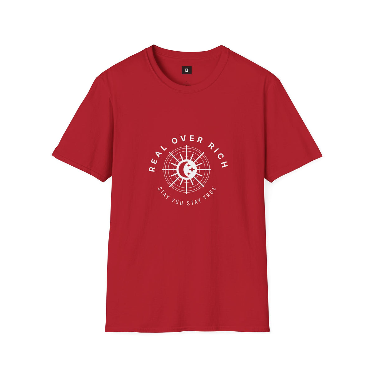 Real Over Rich ( Unisex Softstyle T-Shirt )