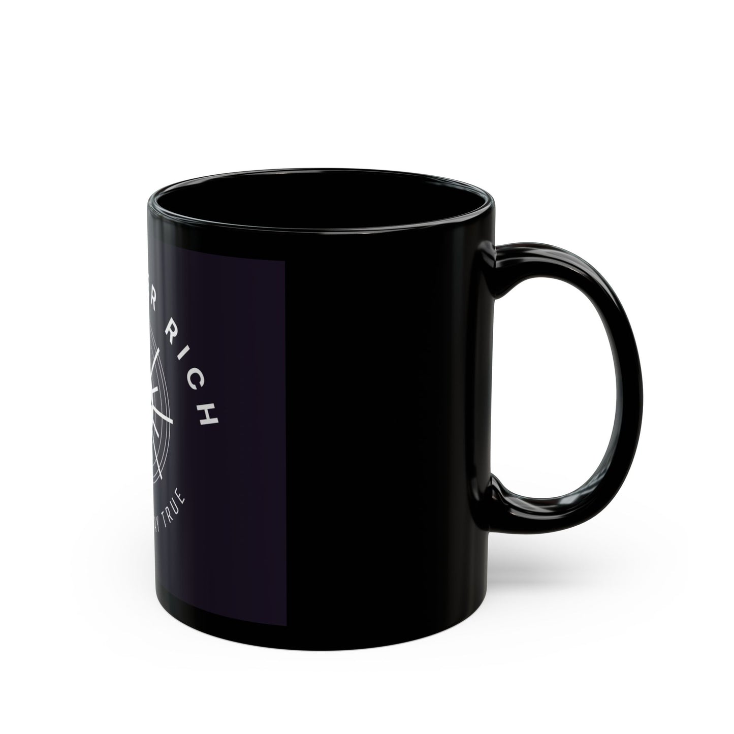 Real Over Rich Black Mug (11oz, 15oz)