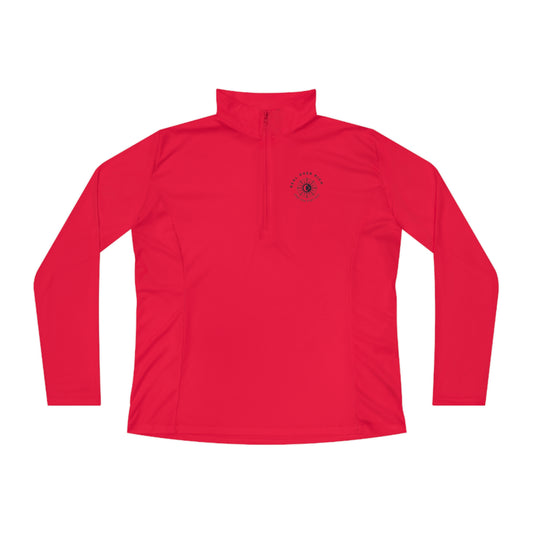 Real Over Rich ( Ladies Quarter-Zip Pullover )