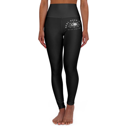 Real Over Rich High Waisted Yoga Leggings (AOP)