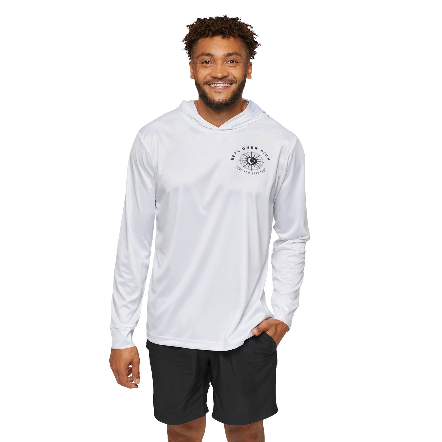 Real Over Rich ( Men's Sports Warmup Hoodie )