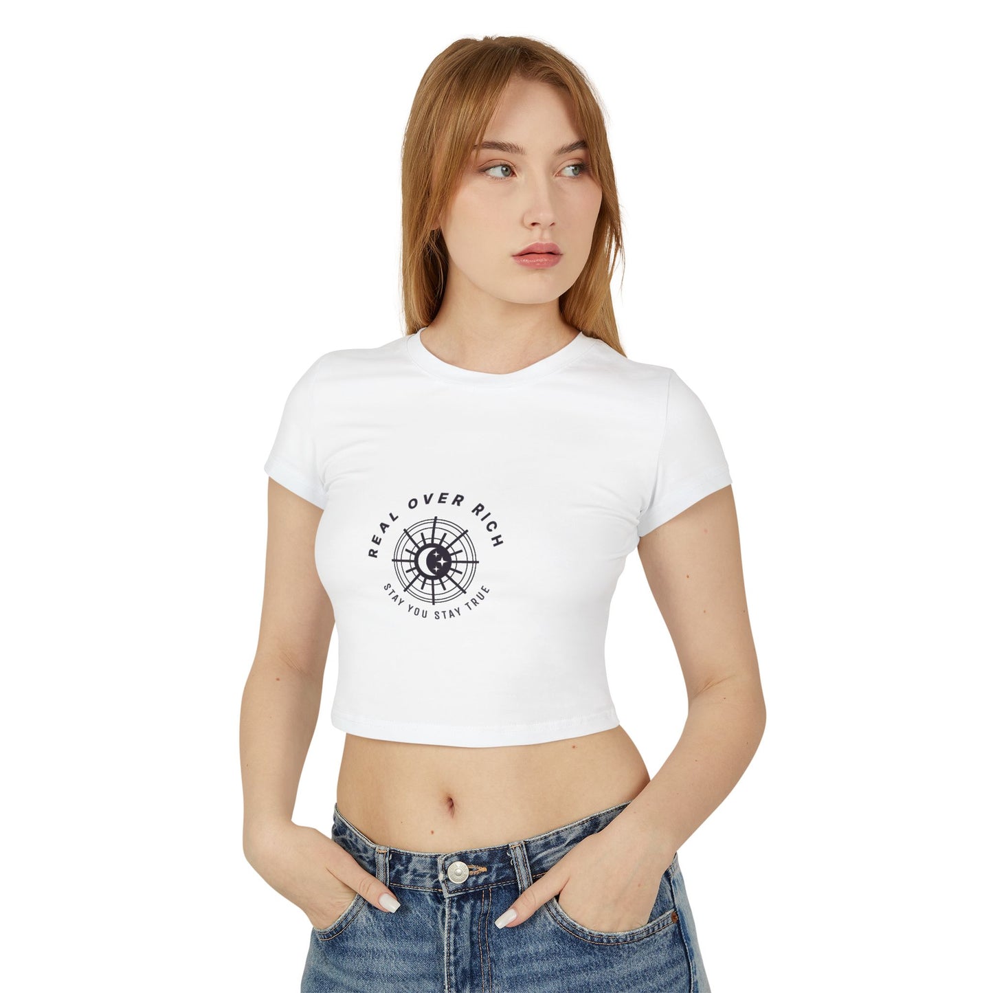 Real Over Rich ( Women's Baby Tee )