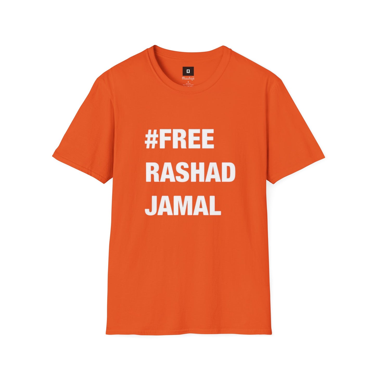 # FREE RASHAD JAMAL  (Unisex Softstyle T-Shirt )