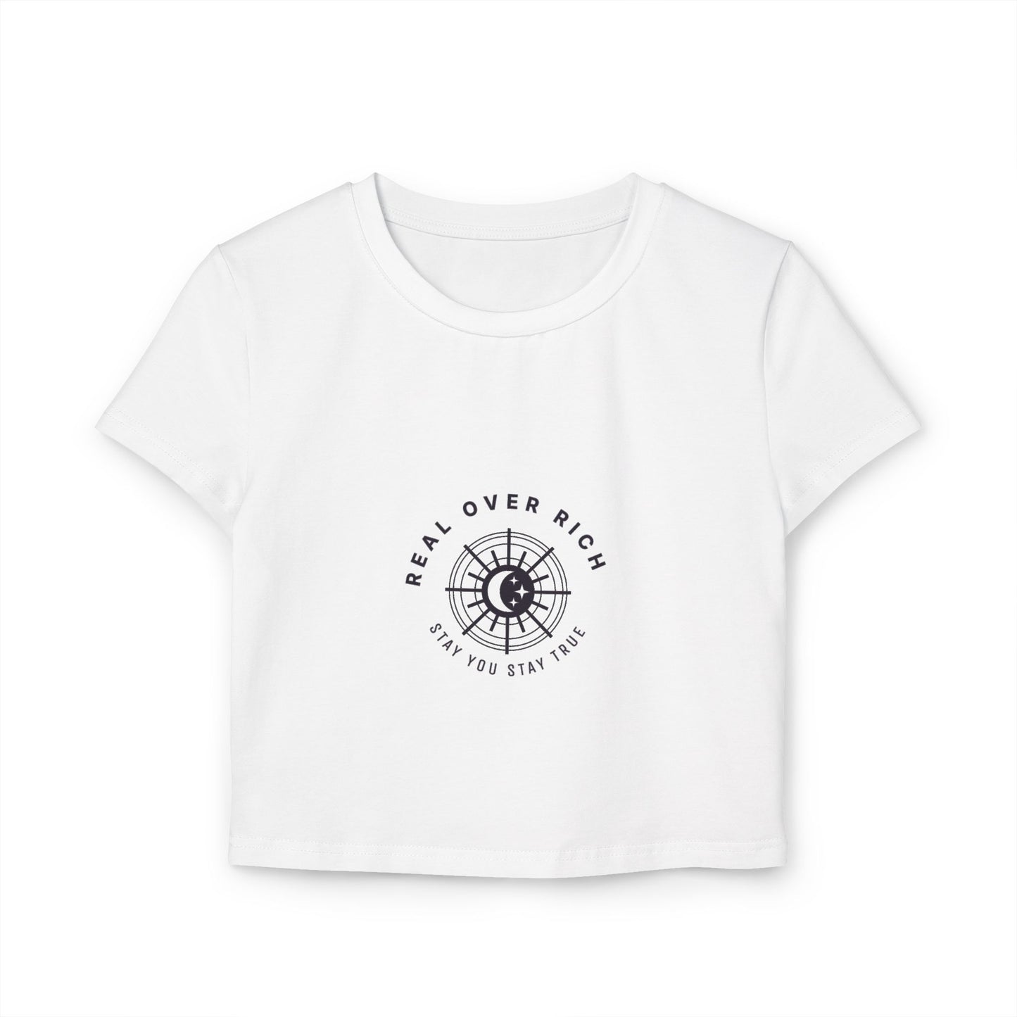 Real Over Rich ( Women's Baby Tee )