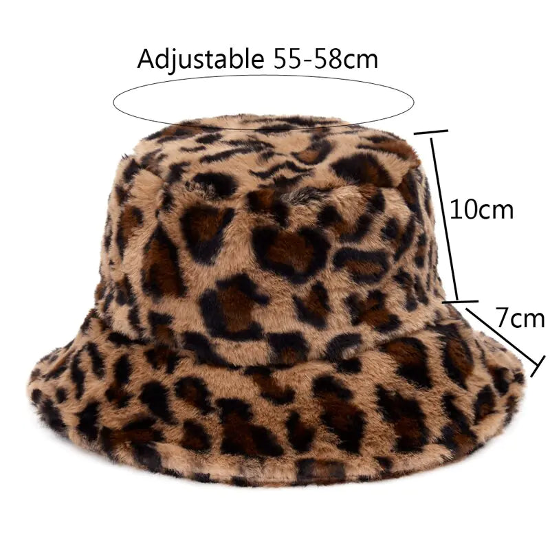 Maataji Winter Fluffy Bucket Hats