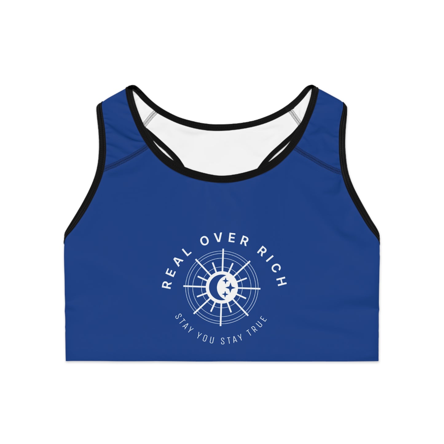 Real Over Rich ( Sports Bra (AOP)