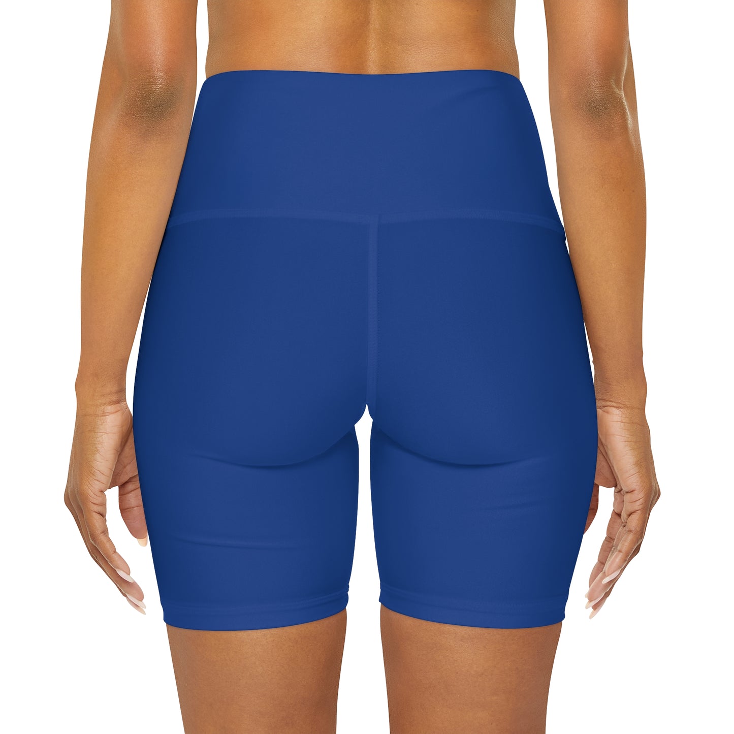 Real Over Rich ( High Waisted Yoga Shorts AOP)