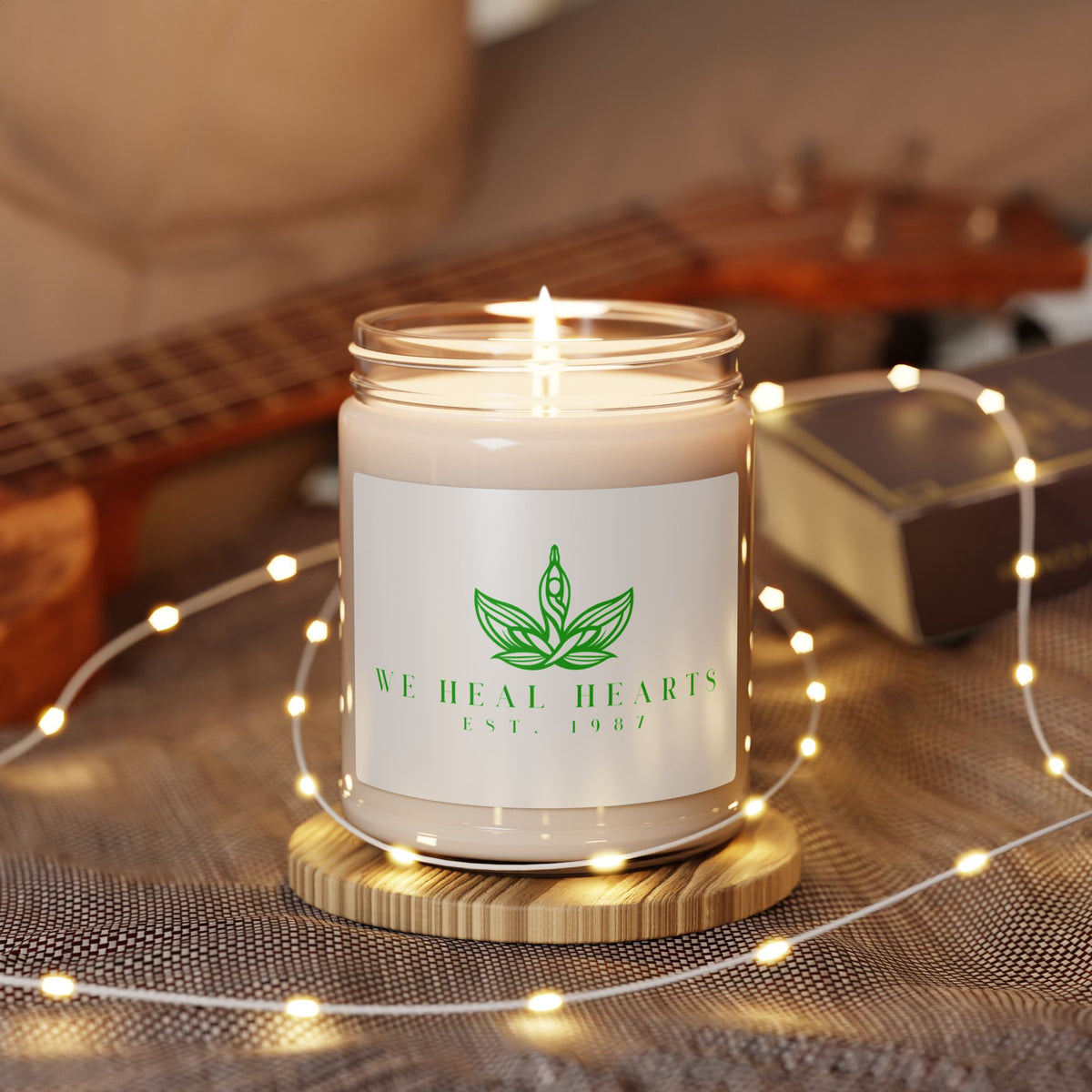 We Heal Hearts Presents ( Scented Soy Candle, 9oz )