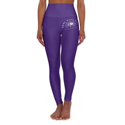 Real Over Rich High Waisted Yoga Leggings (AOP)