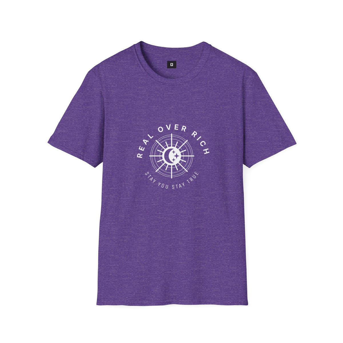 Real Over Rich ( Unisex Softstyle T-Shirt )