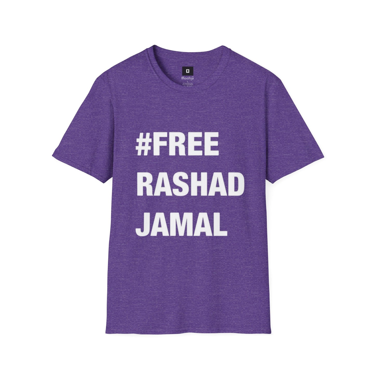 # FREE RASHAD JAMAL  (Unisex Softstyle T-Shirt )