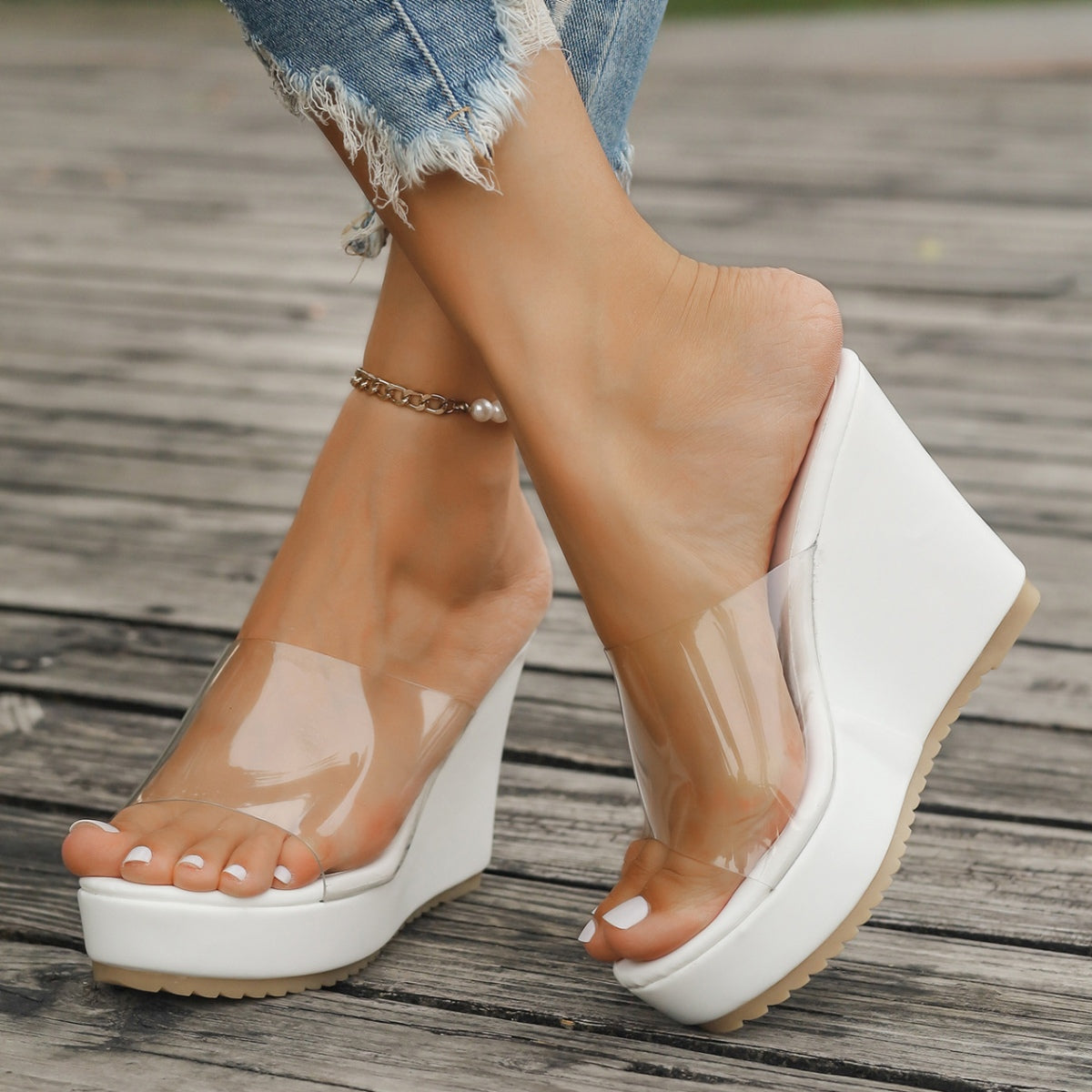 Maataji Open Toe Wedge Sandals