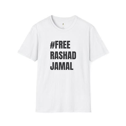 # FREE RASHAD JAMAL  (Unisex Softstyle T-Shirt )