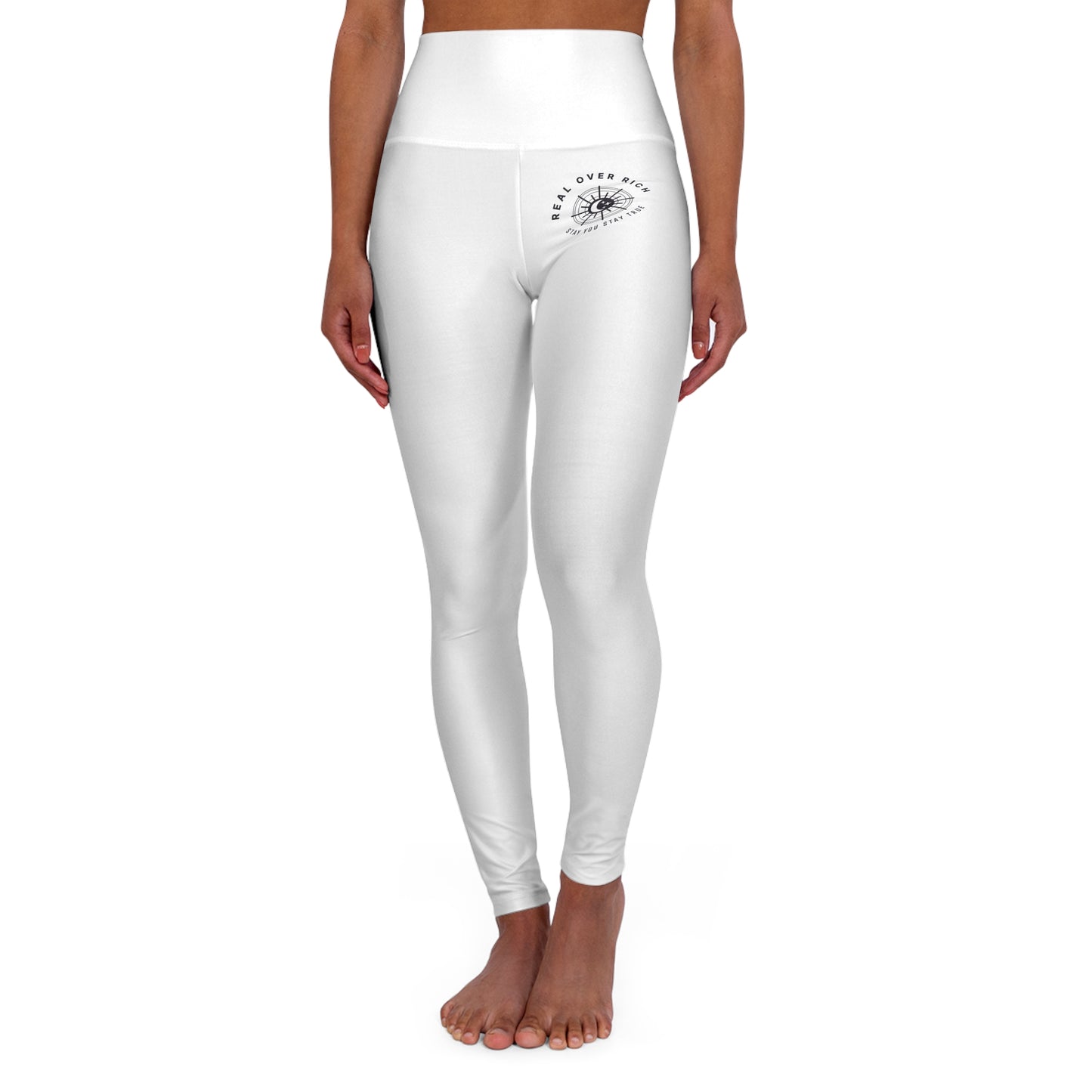 Real Over Rich High Waisted Yoga Leggings (AOP)