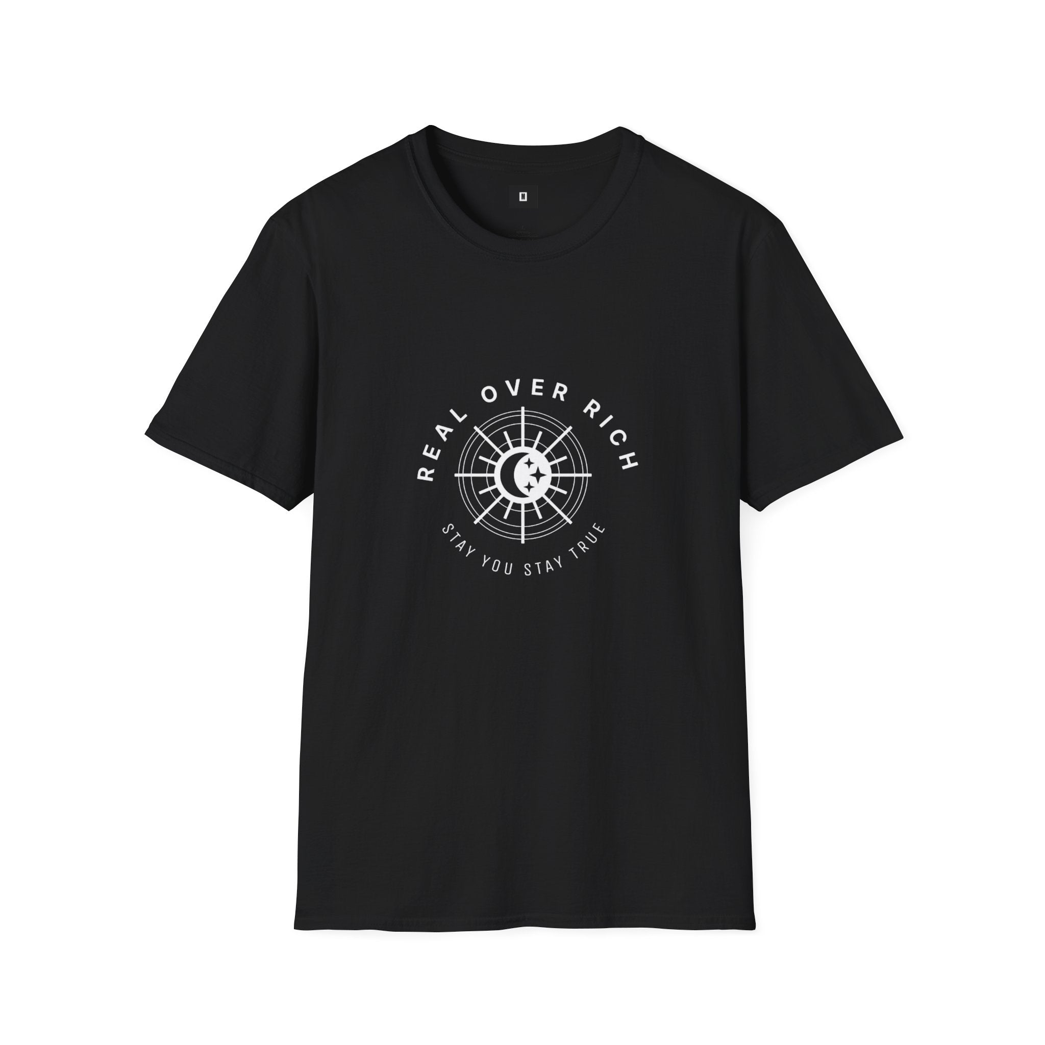 Relatable Merch Real Over Rich ( Unisex Softstyle T-Shirt ) – Shop The UCI