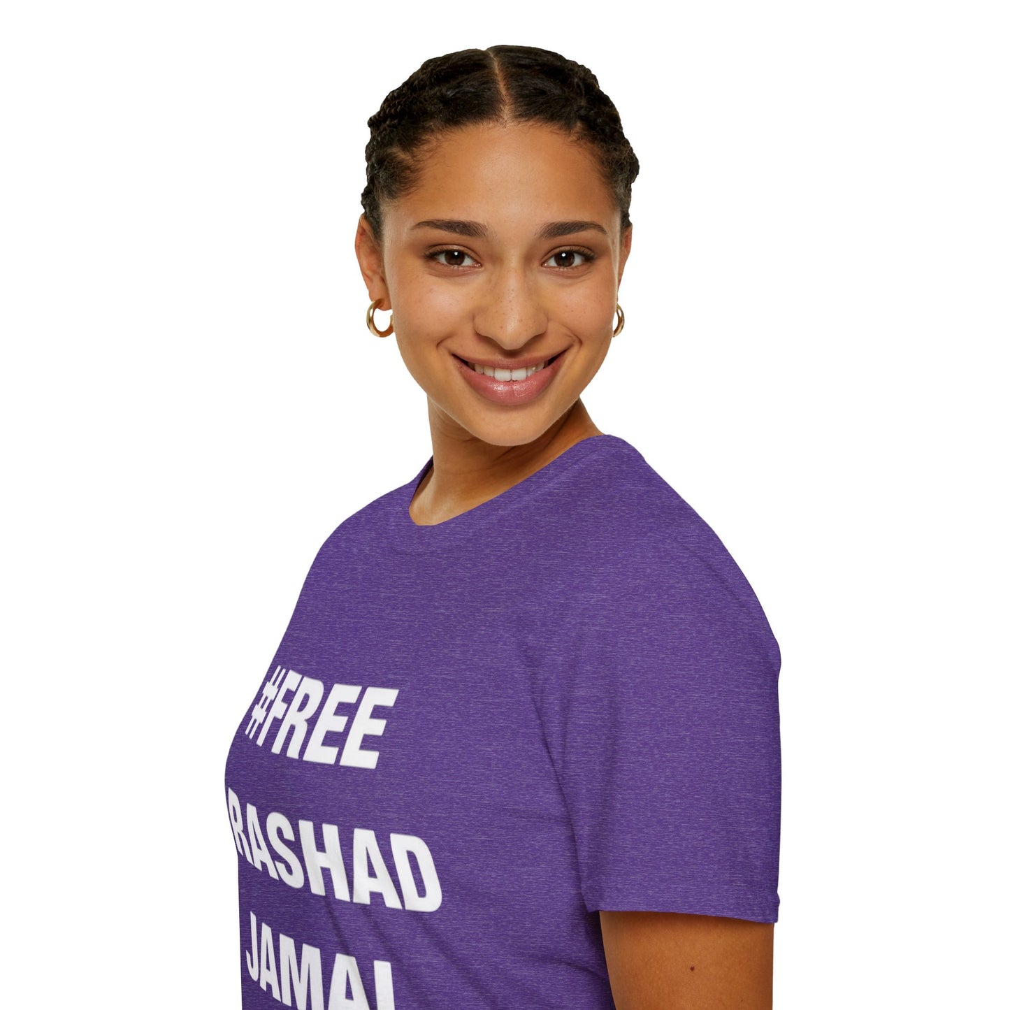 # FREE RASHAD JAMAL  (Unisex Softstyle T-Shirt )