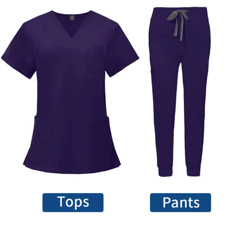 We Heal Hearts Presents ( Medical Scrubs Jogger Set )