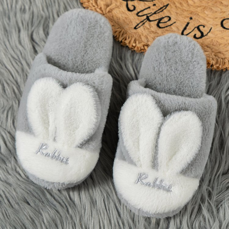 Maataji presents ( Rabbit Ears Round Toe Slippers )