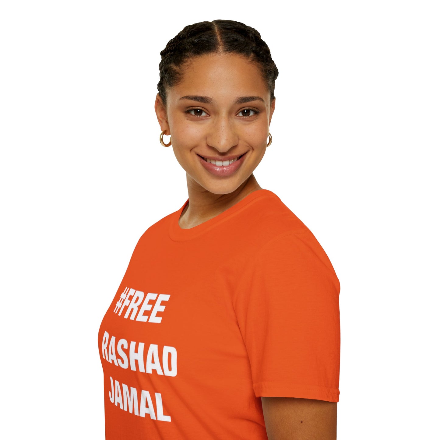 # FREE RASHAD JAMAL  (Unisex Softstyle T-Shirt )