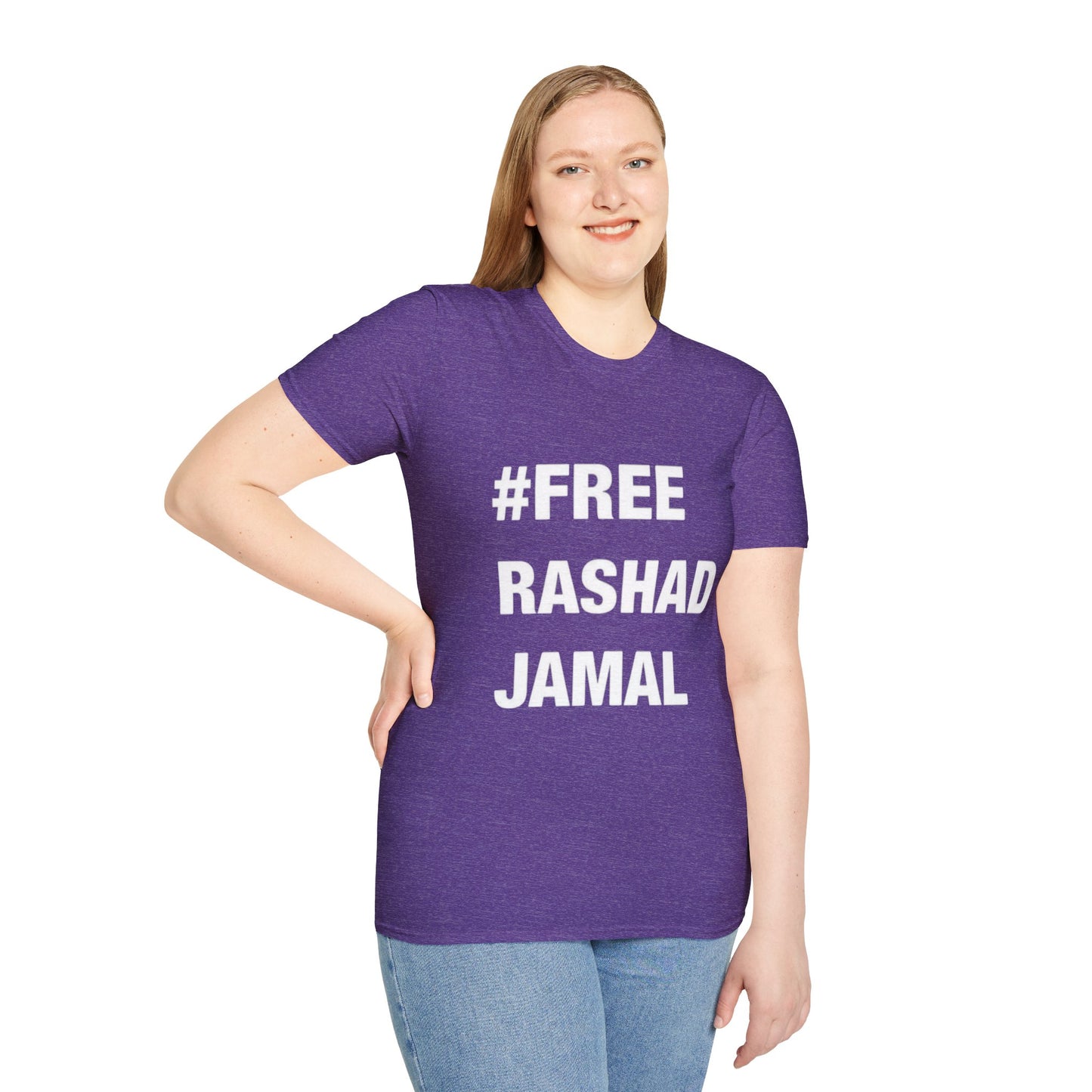 # FREE RASHAD JAMAL  (Unisex Softstyle T-Shirt )