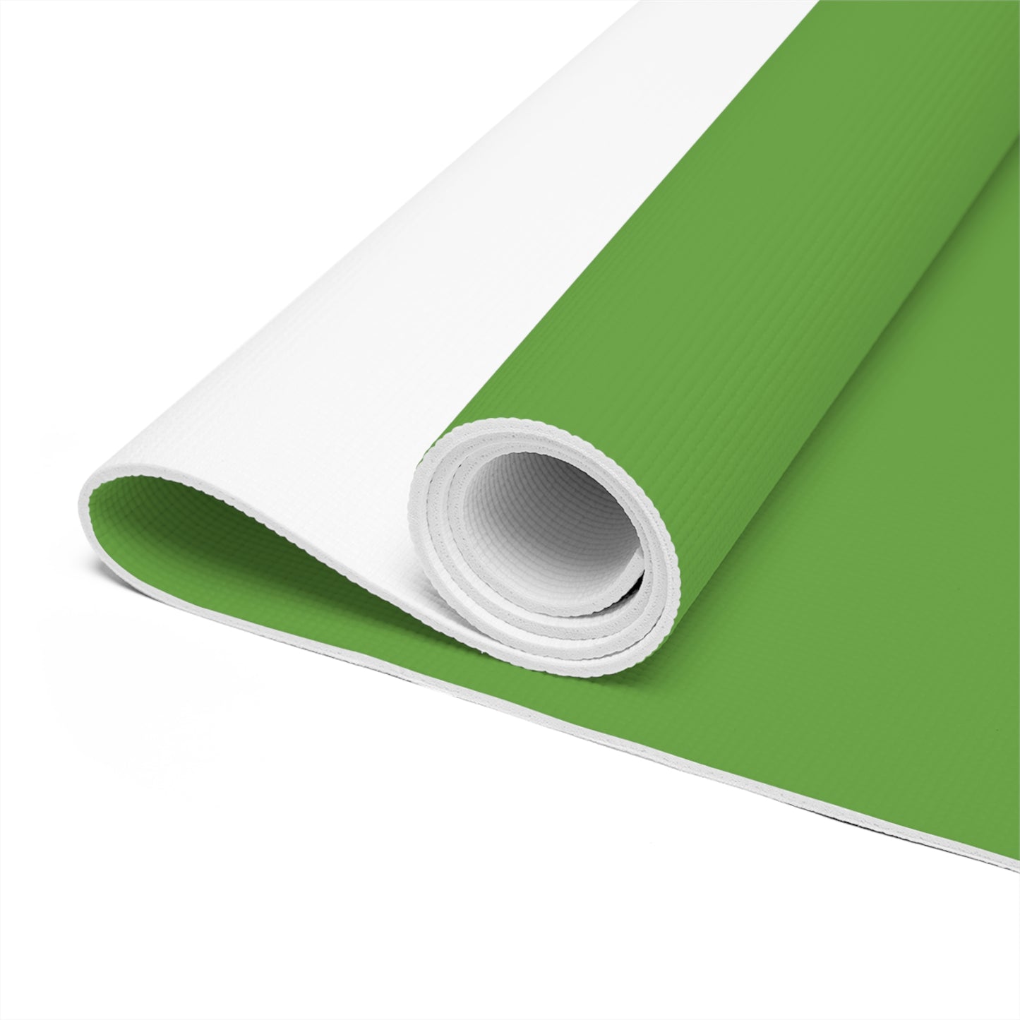 Yoga Mat — Green Foam Mat with Center Mandala Emblem