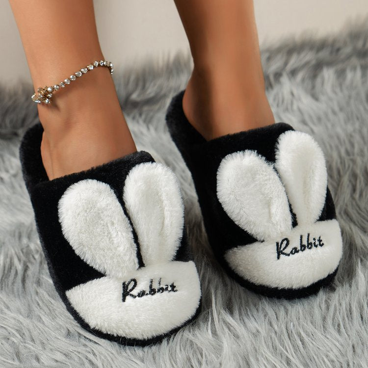 Maataji presents ( Rabbit Ears Round Toe Slippers )